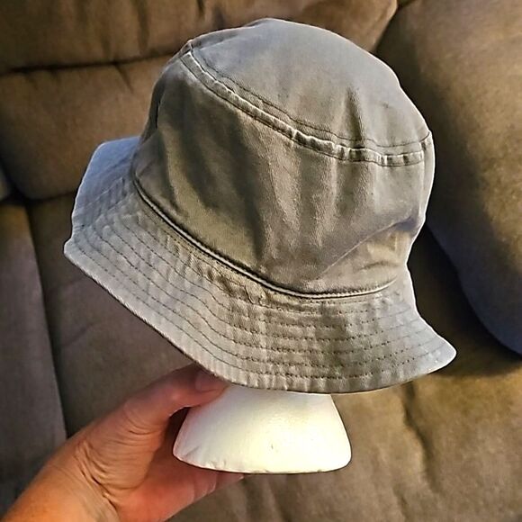 Bucket Hat Cotton by AE Performance OS Army Green Screened ventilation grommets - Picture 3 of 6